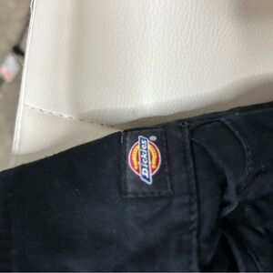 Dickies Black Pants with Signature Logo Tab